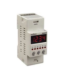 Selec MiBRX-DSP-2M-0-1-06-A, MiBRX Display 2M - Blind, 6 LED, Rail Mount
