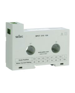 Selec MPCT-D15-10A, Motor Protection current transformer, Input Current 10A, DIN Rail Mount