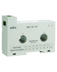 Selec MPCT-D15-80A, Motor Protection current transformer, Input Current 80A, DIN Rail Mount
