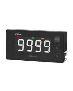 Autonics MX4W-A-F2, 12 Segment, DC current, AC current Frequency, LCD Display Multi Panel Meter