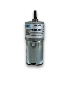 PGDM-12S37-9||12V DC Geared Motors, RPM 9, Gear Ratio 1:500, Length 81.7mm  