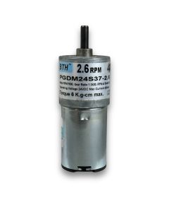 PGDM-24S37-2.6||24V DC Geared Motors, RPM 2.6, Gear Ratio 1:2430, Length 81.7mm  