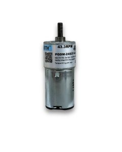 PGDM-24S37-43.3||24V DC Geared Motors, RPM 43.3, Gear Ratio 1:150, Length 77mm  