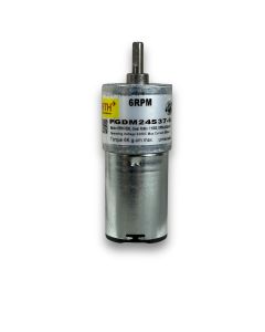 PGDM-24S37-6||24V DC Geared Motors, RPM 6, Gear Ratio 1:1080, Length 81.7mm 