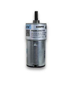 PGDM-24S37-65||24V DC Geared Motors, RPM 65, Gear Ratio 1:100, Length 77mm 