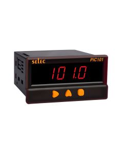 Selec PIC101-N, 4 Digits 7 Segment LED Single Display, Universal Input, 48x96mm, Panel Mount