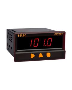 Selec PIC101N, 4 Digit Single Display Universal Input Indicator, Size 48x96mm, Panel Mount, 230V AC
