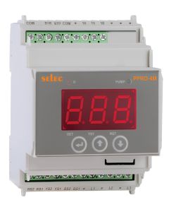 Selec PPRD-4M-3-415V, Three Phase Digital Pump protection relay, DIN Rail Mount, 415VAC