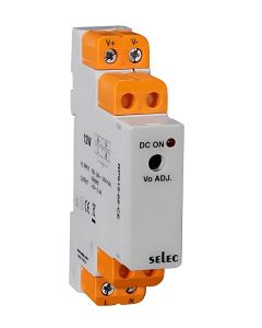 Selec RPS15-24-CE, 15Watt 24 Volt/ 0.63A Current Power Supply, DIN Rail Mount