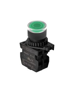 Autonics S2PR-P3GAD, Illuminated, Green, Push Button