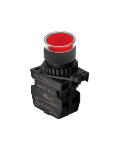 Autonics S2PR-P3RAL, Illuminated, Red, Push Button