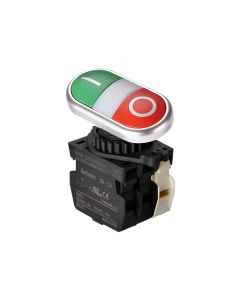 Autonics S2TR-P3WABD, LED block Current consumption Max. 20mA, (Illuminated) Extended, Double Push Button Switch