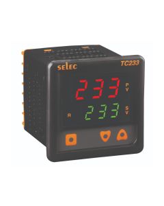 Selec TC233AX-24V, 3+3 Digits 7 Segment Display, 72x72mm, Panel Mount