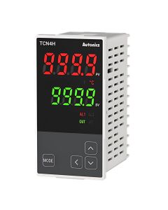Autonics TCN4H-24R, Economical Dual Display PID Temperatur Controller, 4-digit 7-segment LED, Panel Mount