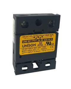 UNI 901 PHT 24 50 420 AL5 ||Analog Input  AC Output, 50A Solid State Relay, Single Phase