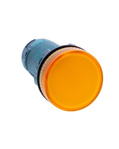 Schneider XB7EV05MPN, Monolithic pilot light, Harmony XB5N XB7N, plastic, yellow, 22mm, LED, 230V AC