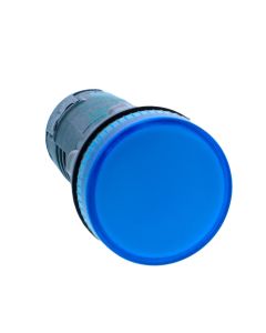 Schneider XB7EV06MPN, Monolithic pilot light, Harmony XB5N XB7N, plastic, blue, 22mm, LED, 230V AC