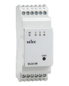 Selec WLCA-2M-U-CE, Dual tank Water Level Controller, user selectable modes, Size 35mm, DIN Rail Mount