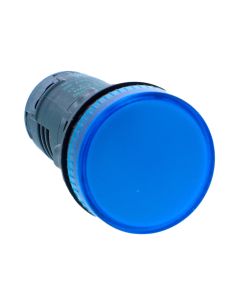 Schneider XB7EV06BPN, Monolithic Pilot Light, Harmony XB5N XB7N, Plastic, Blue, 22mm, LED, 24V AC DC
