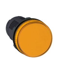 Schneider XB7EV08BPN, Monolithic Pilot Light, Harmony XB5N XB7N, Plastic, Amber, 22mm, LED, 24V AC DC