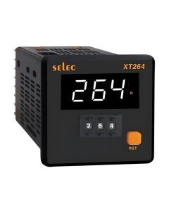 Selec XT264A, 3 Digit Single display, Thumbwheel, On delay/ Interval mode Digital Timer, Size 72x72mm, Panel Mount, Low Depth