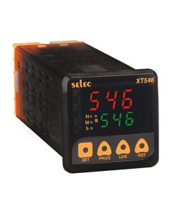 Selec XT-546BX, 3 Digit LED Dual Display, Multifunctional/Multi Time Range Digital Timer, Size 48x48mm, Panel Mount