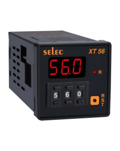 Selec XT56-N, 3 Digit Single Display, Thumbwheel, ON Delay/Interval Mode Digital Timer, Size 48x48mm, Panel Mount