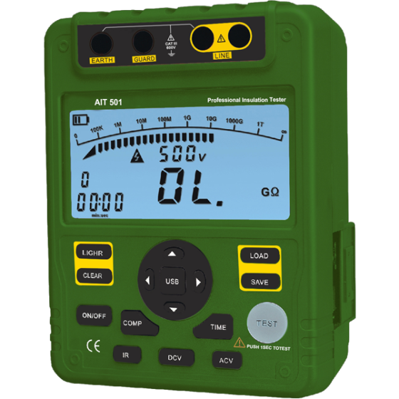 RISHABH AIT 501, Smart 5KV Digital Insulation Tester