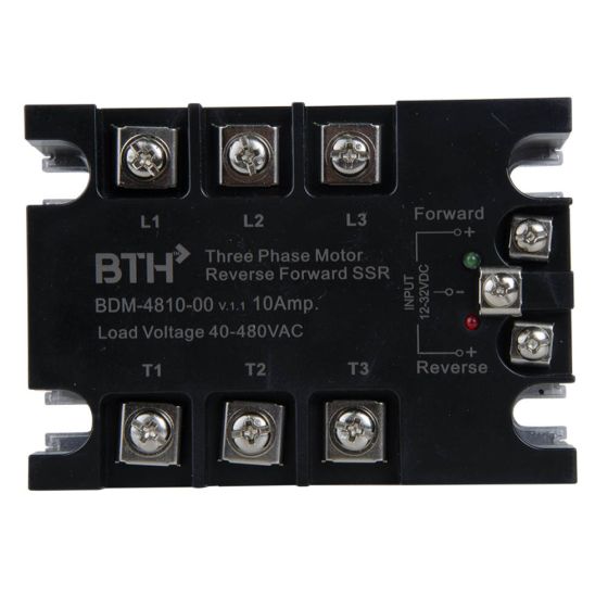 BDM-4810-00||Motor Reversing Relay for Three Phase, Input DC Output AC, 10A Solid State Relay  
