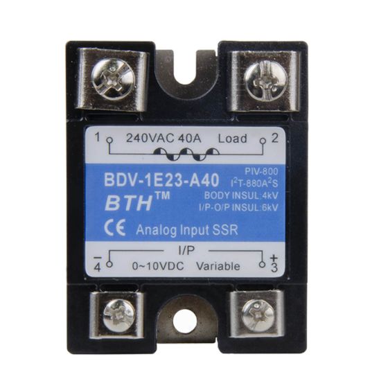 BDV-1E23-A40||Input 0~10VDC, Single Phase, 40A Analog Solid State Relay 