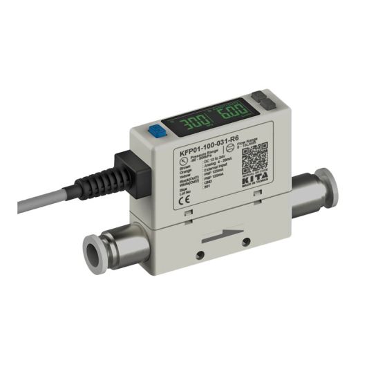 KFP01-050-010-R6 ||Digital Flow & Pressure Sensor, 3 color LED display