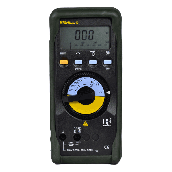 Rishabh RISH Insu 10, Digital Insulation and Continuity Tester