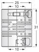 BCS-31-25-10-10-A||Spiral Aluminium Flexible Coupling, 10mmx10mm (Encoder, Stepper Motor) 