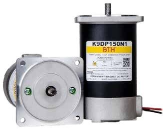 K9DP150N1 ||150 Watt 12V DC Motor, Pinion Shaft, Flange 90mm