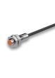 Autonics PRT08-1.5DC, Cylindrical Inductive Proximity Sensor, Sensing Distance 1.5mm, NC, 2-Wire, Flush Type