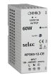 Selec RPS60-12-CE, 60Watt 12V/05A Current Power Supply, DIN Rail Mount, Plastic Housing
