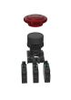 Autonics S2ER-E4RBL, Push-lock & Turn-reset type, D40(short head, illuminated), Red, Emergency Switch