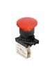Autonics S2ER-E3RB, Operation type Push-lock & Turn-reset, D40(short head, non-illuminated), Red, Emergency Switch