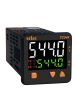 Selec TC544C-2, 4+4 digits, 7 segment LED White and Green Dual Display, 2 SPST Relay Output, 48x48mm, Panel Mount