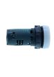 Schneider XB7EV01MPN, Monolithic pilot light, Harmony XB5N XB7N, plastic, white, 22mm, LED, 230V AC