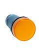 Schneider XB7EV05MPN, Monolithic pilot light, Harmony XB5N XB7N, plastic, yellow, 22mm, LED, 230V AC