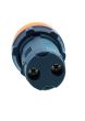 Schneider XB7EV05MPN, Monolithic pilot light, Harmony XB5N XB7N, plastic, yellow, 22mm, LED, 230V AC