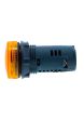 Schneider XB7EV08MPN, Monolithic pilot light, Harmony XB5N XB7N, plastic, amber, 22mm, LED, 230V AC