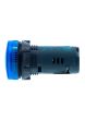 Schneider XB7EV06MPN, Monolithic pilot light, Harmony XB5N XB7N, plastic, blue, 22mm, LED, 230V AC