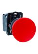 Schneider XB5AC42N, Push button, Harmony XB5, Plastic, Mushroom, Red, 40mm, Spring Return, Unmarked, 1NC