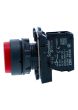 Schneider XB5AL42N, Push button, Harmony XB5, Plastic, Projecting, Red, 22mm, Spring Return, Unmarked, 1 NC