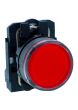 Schneider XB5AW34B1N, Illuminated pushbutton, Harmony XB5, Plastic, Flush, Red, 22mm, Spring return, 24V AC DC, 1 NO