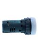 Schneider XB7EV01BPN, Monolithic Pilot Light, Harmony XB5N XB7N, Plastic, White, 22mm, LED, 24V AC DC