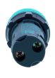 Schneider XB7EV03BPN, Monolithic Pilot Light, Harmony XB5N XB7N, Plastic, Green, 22mm, LED, 24V AC DC