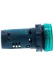 Schneider XB7EV03BPN, Monolithic Pilot Light, Harmony XB5N XB7N, Plastic, Green, 22mm, LED, 24V AC DC